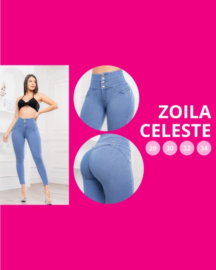 Pantalón Zoila Celeste
